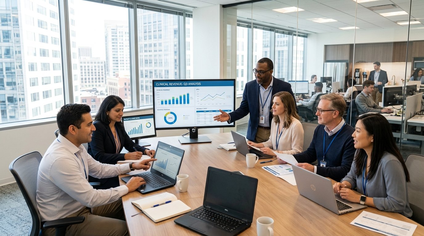 ACL Healthcare Executive Strategy Team in Conference Room